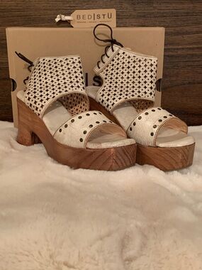 BED|STU Mali Nectar Lux Wooden Platform Shoe